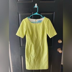 Antonio Melani spring green/yellow dress size 0